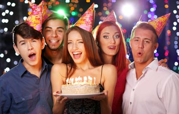 Geburtstagsfeiern und Partys